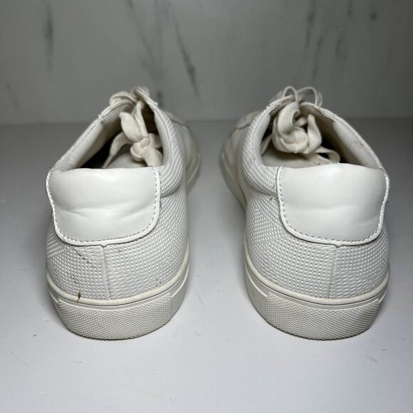 Steven Madden Sneakers Mens Size 12M White Prighton Lace Up Leather Low Top - Picture 5 of 12